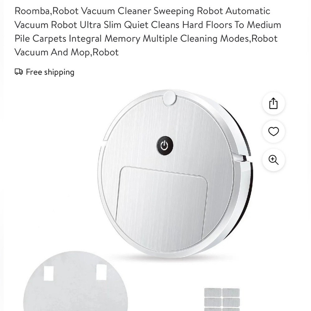 New in box cleaning smart robot.